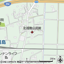 北福島公民館周辺の地図