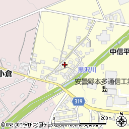長野県安曇野市三郷温6298周辺の地図