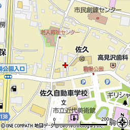 長野県佐久市猿久保243-1周辺の地図