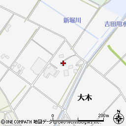 茨城県結城市大木2367-1周辺の地図