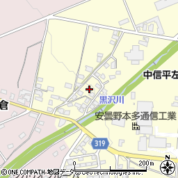 長野県安曇野市三郷温6295周辺の地図