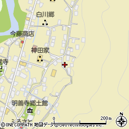 岐阜県大野郡白川村荻町820-1周辺の地図