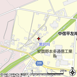 長野県安曇野市三郷温8569周辺の地図