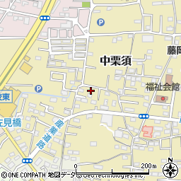 群馬県藤岡市中栗須43-27周辺の地図