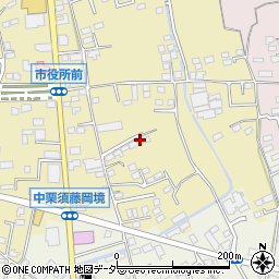 群馬県藤岡市中栗須141-7周辺の地図