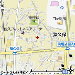 長野県佐久市猿久保861周辺の地図