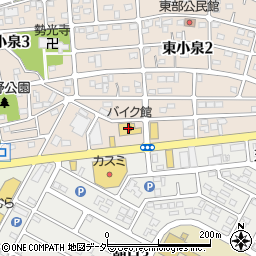 バイカーズステーションＳＯＸ大泉店周辺の地図