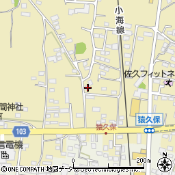 長野県佐久市猿久保775周辺の地図