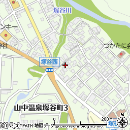 石川県加賀市山中温泉塚谷町ロ55周辺の地図