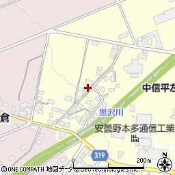 長野県安曇野市三郷温6360周辺の地図