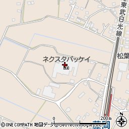 ネクスタパッケイ株式会社　栃木工場周辺の地図