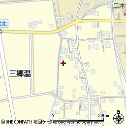 長野県安曇野市三郷温2154周辺の地図
