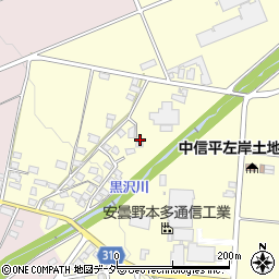 長野県安曇野市三郷温8566周辺の地図