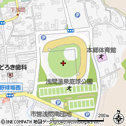 セキスイハイム松本スタジアム（松本市野球場）周辺の地図