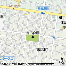 群馬県太田市末広町563周辺の地図