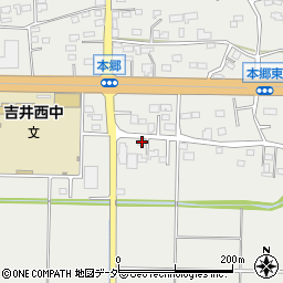 群馬県高崎市吉井町本郷75-1周辺の地図