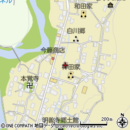 岐阜県大野郡白川村荻町256周辺の地図