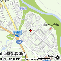 石川県加賀市山中温泉塚谷町ロ58周辺の地図