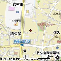 長野県佐久市猿久保274周辺の地図
