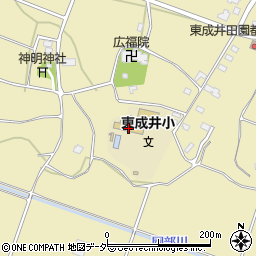 石岡市立東成井小学校周辺の地図