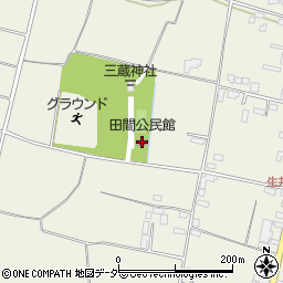 田間公民館周辺の地図