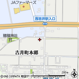 群馬県高崎市吉井町本郷750-2周辺の地図