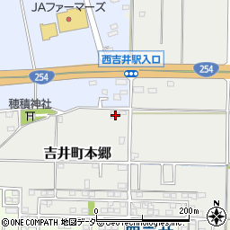 群馬県高崎市吉井町本郷750周辺の地図