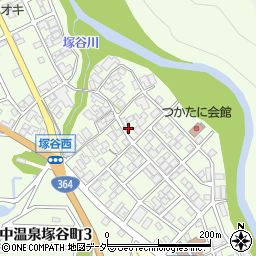 石川県加賀市山中温泉塚谷町ロ49周辺の地図