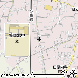 群馬県藤岡市下栗須221-3周辺の地図