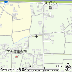 群馬県藤岡市下大塚407-3周辺の地図