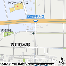 群馬県高崎市吉井町本郷749周辺の地図