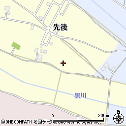 茨城県小美玉市先後399周辺の地図