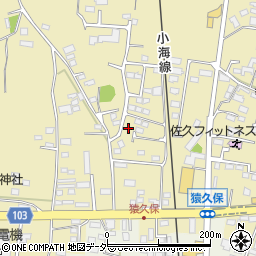 長野県佐久市猿久保459-1周辺の地図