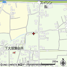 群馬県藤岡市下大塚407-12周辺の地図