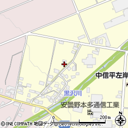 長野県安曇野市三郷温6287周辺の地図