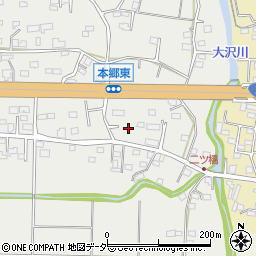 群馬県高崎市吉井町本郷203周辺の地図