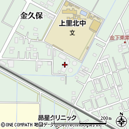 上里町浄水場周辺の地図