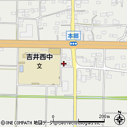 群馬県高崎市吉井町本郷62周辺の地図