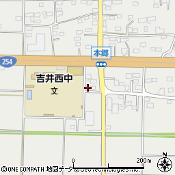 群馬県高崎市吉井町本郷62周辺の地図