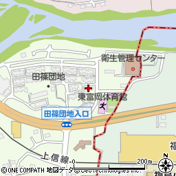 田篠市営住宅８０－７棟周辺の地図