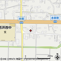 群馬県高崎市吉井町本郷68周辺の地図