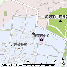 群馬県藤岡市白石1261-6周辺の地図