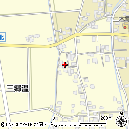 長野県安曇野市三郷温3445周辺の地図