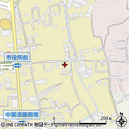 群馬県藤岡市中栗須155-3周辺の地図