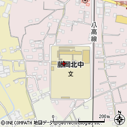 群馬県藤岡市下栗須283-2周辺の地図