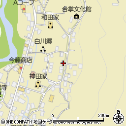 岐阜県大野郡白川村荻町952-1周辺の地図