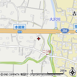 群馬県高崎市吉井町本郷152周辺の地図