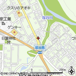 石川県加賀市山中温泉塚谷町（ニ）周辺の地図