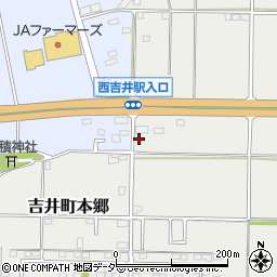 群馬県高崎市吉井町本郷948周辺の地図
