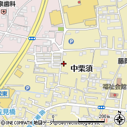 群馬県藤岡市中栗須376-18周辺の地図